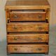 Vintage walnut commode with sliding top in Butler style.