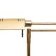 Brass Swing arm Halogen floor lamp by Holtkoetter 1980s Germany