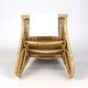 Chaise longue en rotin