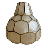 Lustre nacre et laiton