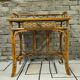 Hairdresser, bamboo and rattan desk 1970