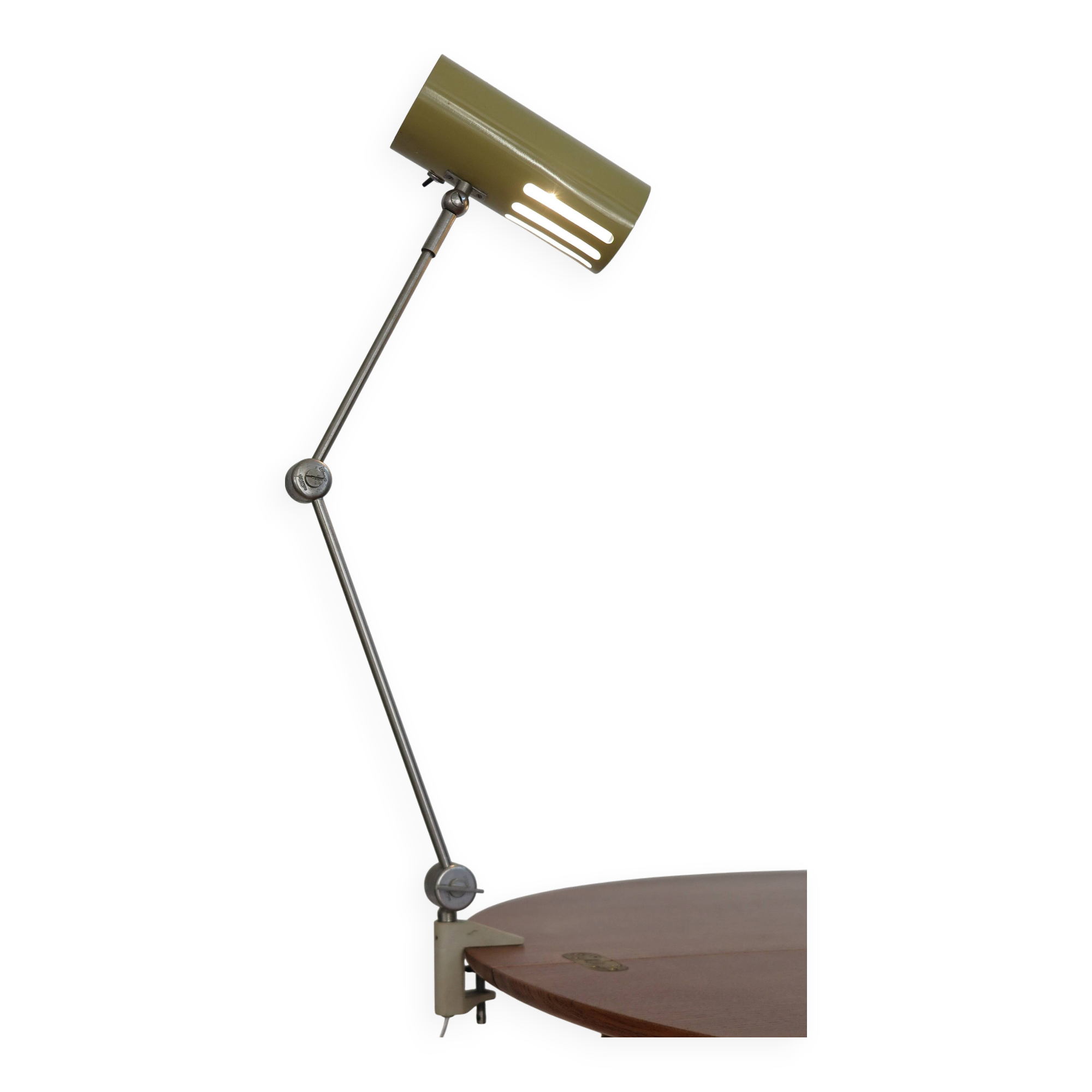 Stilnovo Italian metal clamp lamp 1950s