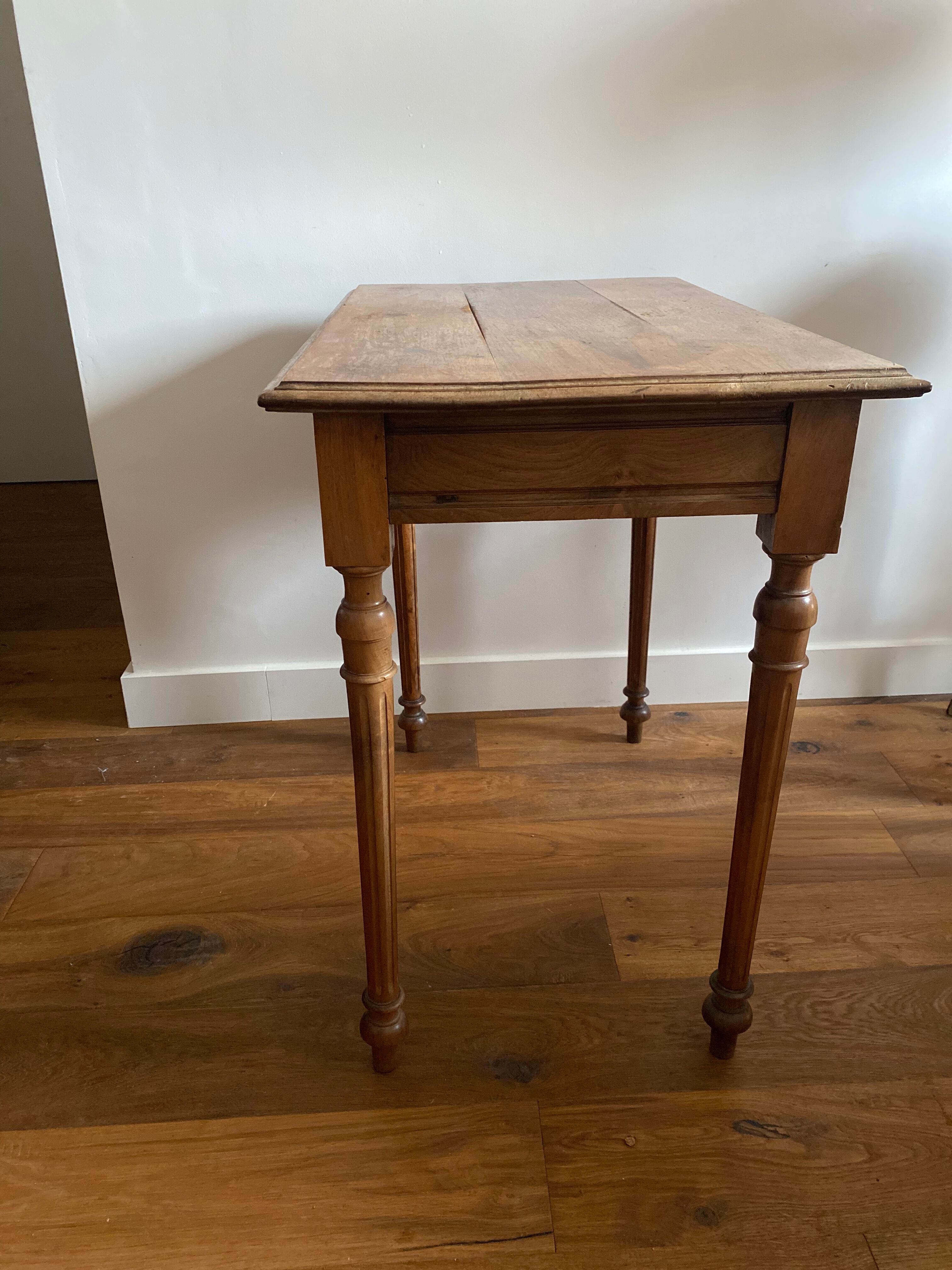 Wooden desk year 50 feet turned