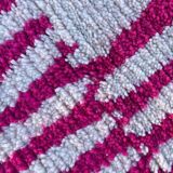 Small handmade wool rug 100cm x 50cm