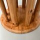Circular pine dining table by Rainer Daumiller, 70s