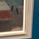 Large Original Swedish Oil on Canvas – “Bangård” by Fred Andersson – Signed – Vintage & Framed – 80 × 69 cm (31.5" × 27.2")