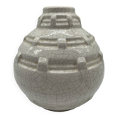 Art Deco round vase attributed to Louis Gueule.