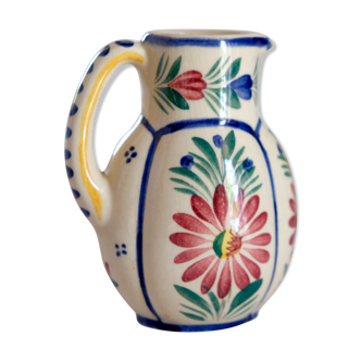 Crenellation jug earthenware Quimper