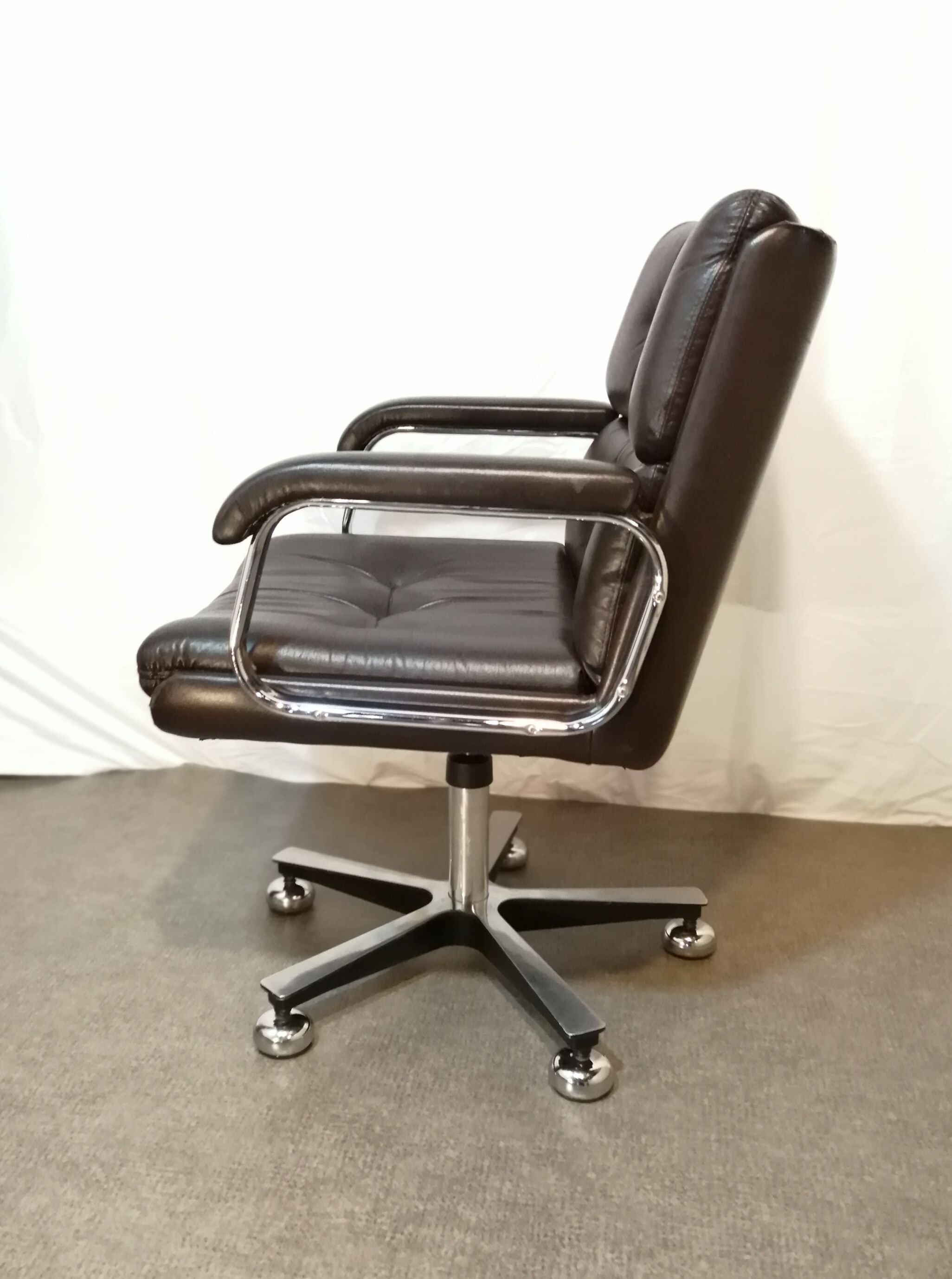 Fauteuil de bureau italien vintage