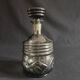 Carafe en verre fumé gravé
