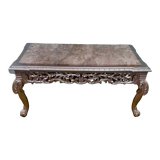 Coffee table with marble