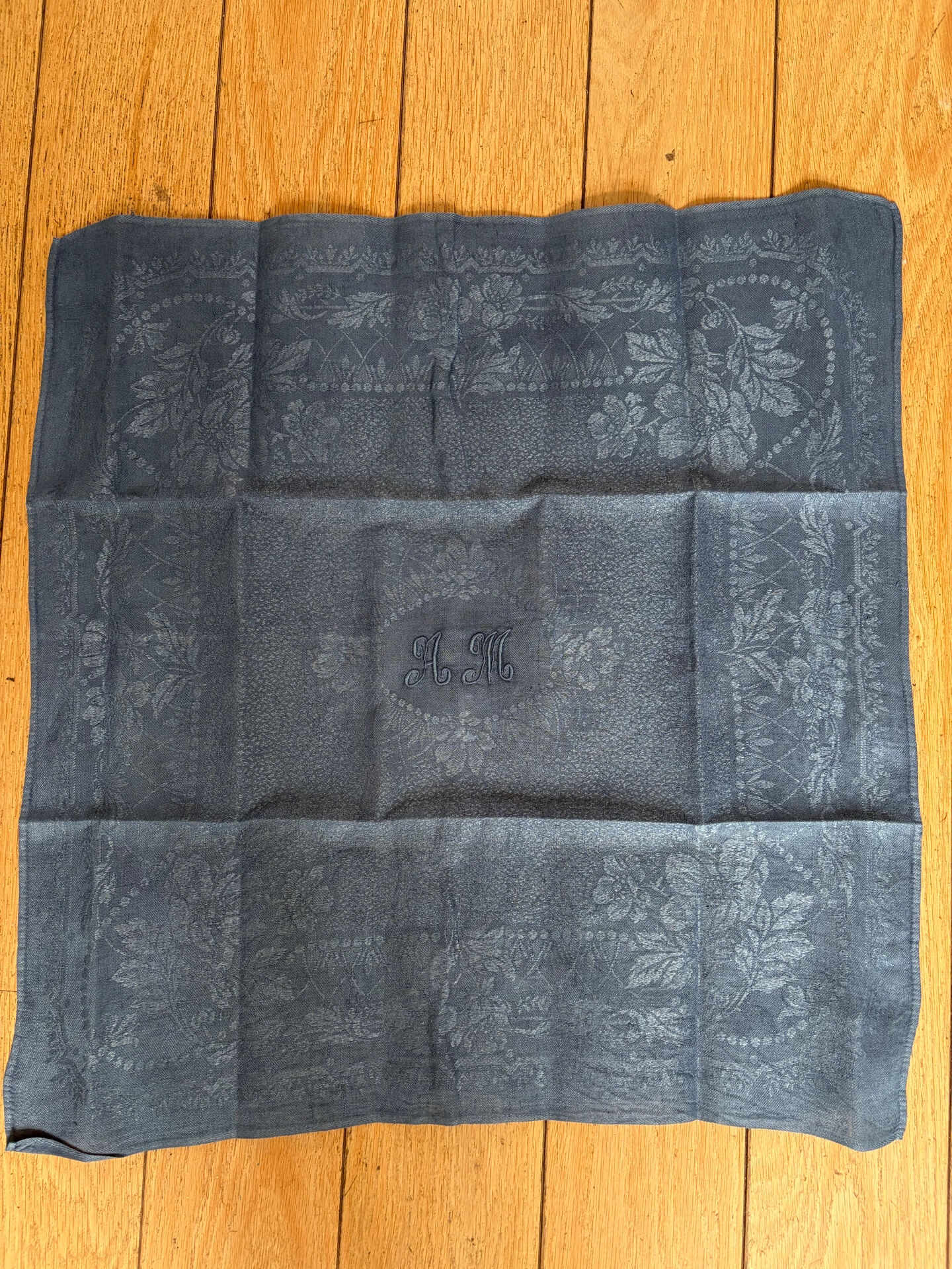 Antique monogrammed table napkins