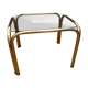 Table basse verre fumé