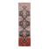 Vintage Turkish hand-knotted wool cotton pink runner 82x312