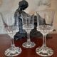 Verres en cristal début XXème