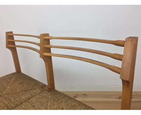 Modernist bench mulched 1950s in wood