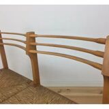 Modernist bench mulched 1950s in wood