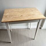 Old patinated wooden table