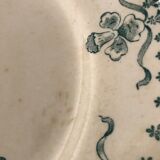 Flat plates in opaque porcelain from Gien "Venice"