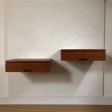 Pair of wall bedside tables