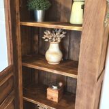 DELPHINE - Solid wood bonnetière wardrobe