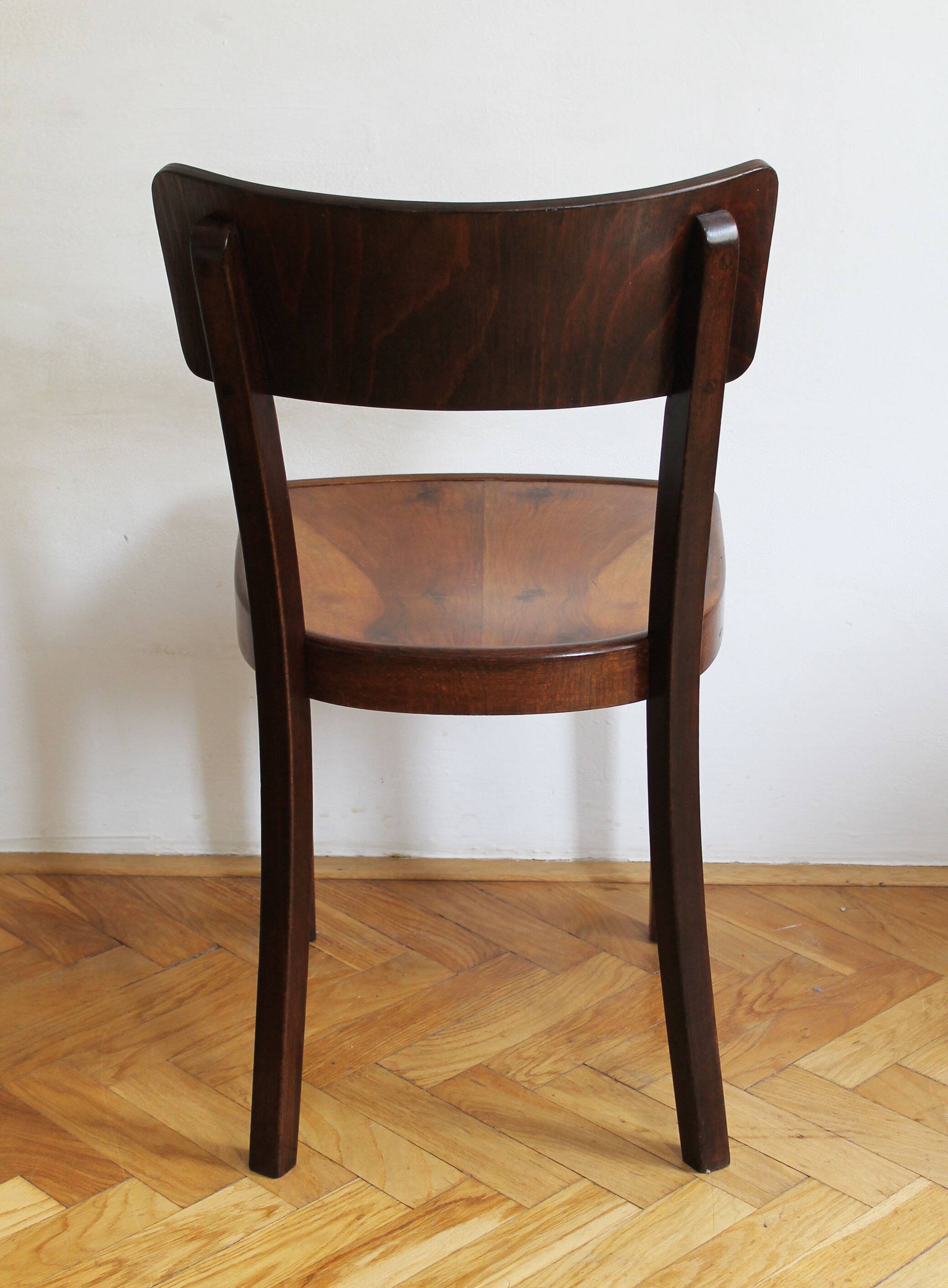 4 chaises modèle A 524 3/4 par Thonet, années 1930