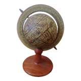 Rotating world map vintage