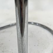 Vintage dining chair effezeta made in Italy design chrome
