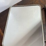 Triptych barber mirror, 1960, houndstooth back