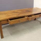 19th Century Walnut Farm Table