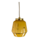 Petite lampe à suspension EVA * Art déco * Lampe suspendue MCM * Plafonnier vintage recâblé * Yougoslavie