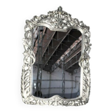 Mirror solid beech wood carved by hand