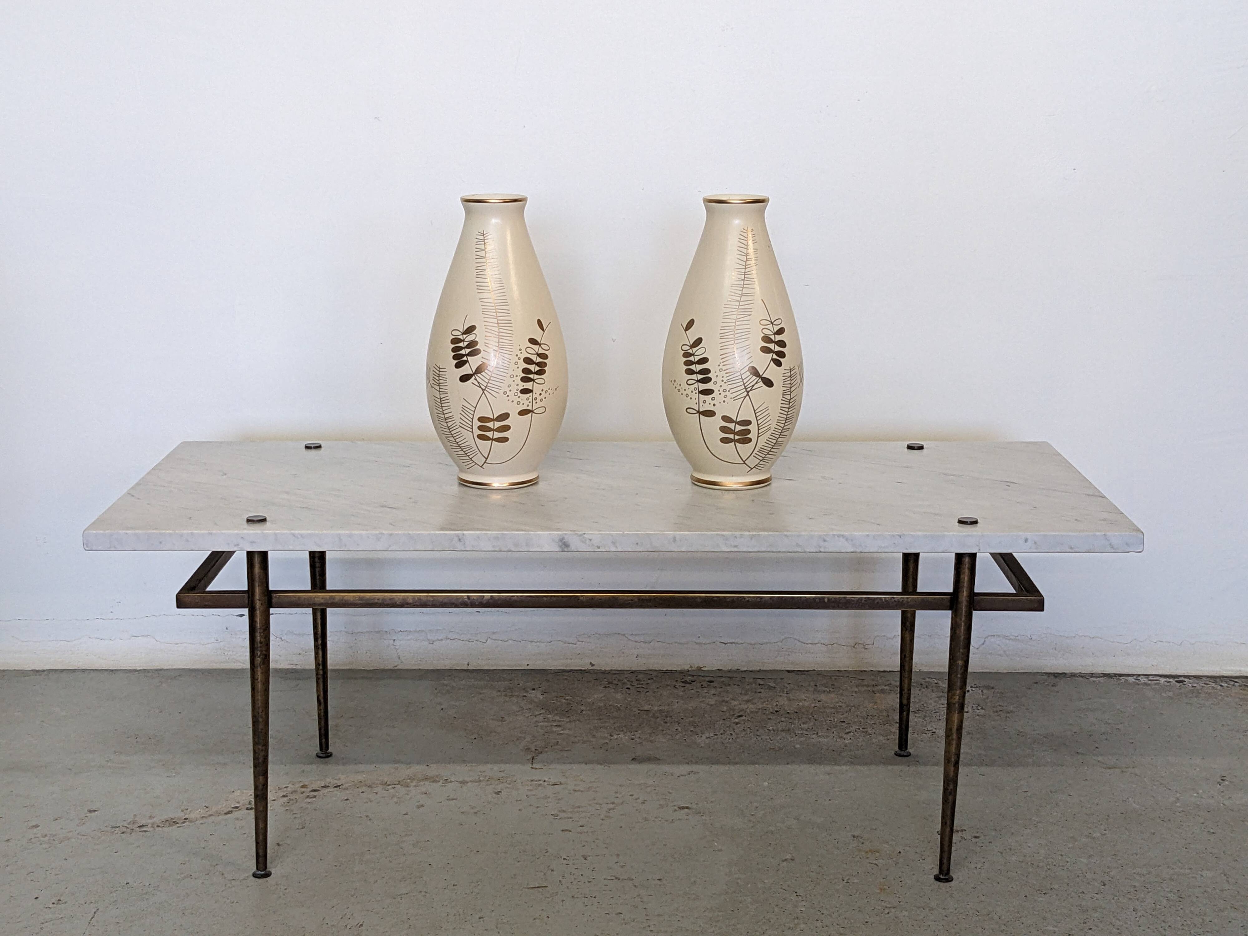 Pair of Art Deco vases from the Sainte-Radegonde factory, 1930s