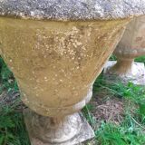 Pair of stone planter medicis