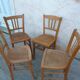 4 vintage bistro chairs