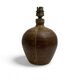 Pyrite sandstone ball lamp base, La borne Tiffoche Deblander style