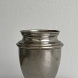 Vintage patinated tin vase