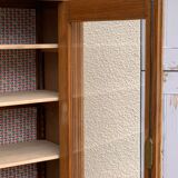 Parisian glazed wardrobe 1930 raw wood