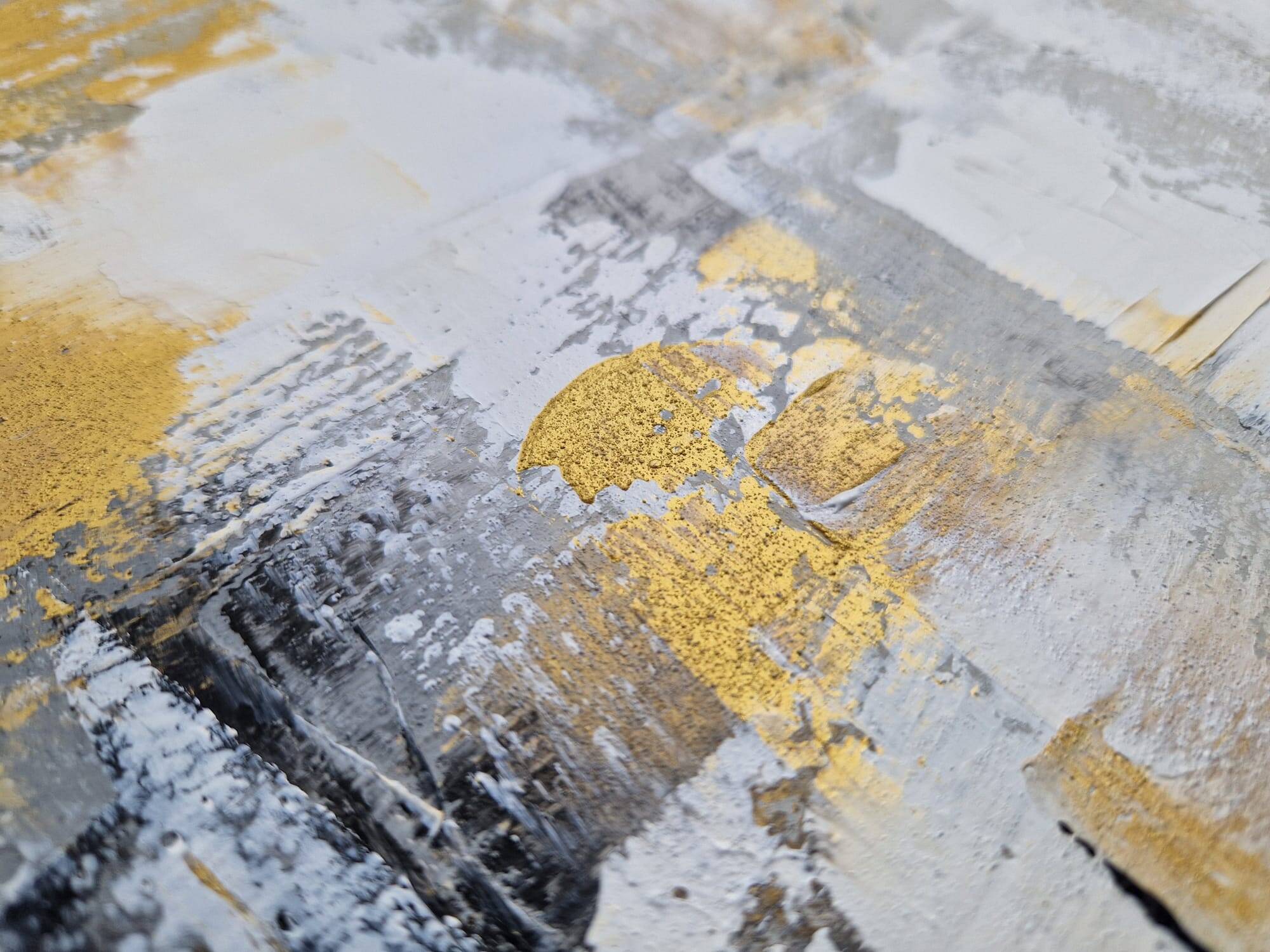 Abstract painting table