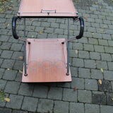 Rolling trolley with removable tray
