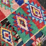Tapis Berbere Boucherouite 90x200 Cm
