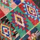 Tapis Berbere Boucherouite 90x200 Cm