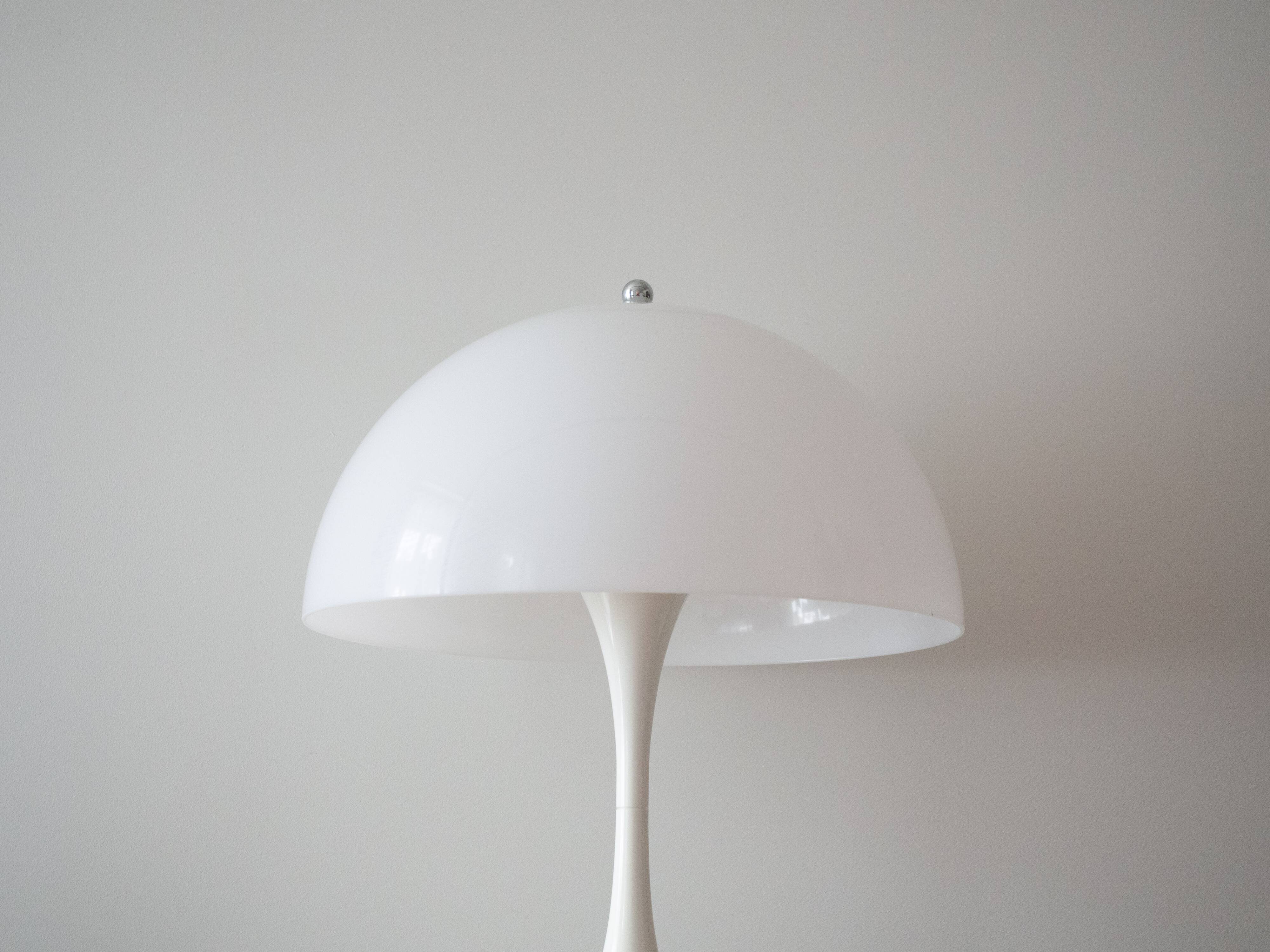 Lampe de table Panthella vintage danoise par Verner Panton, Louis Poulsen, 1971