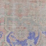 Antique Handmade Vintage Oushak Rug