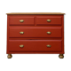 Vintage chest of drawers with brass handles