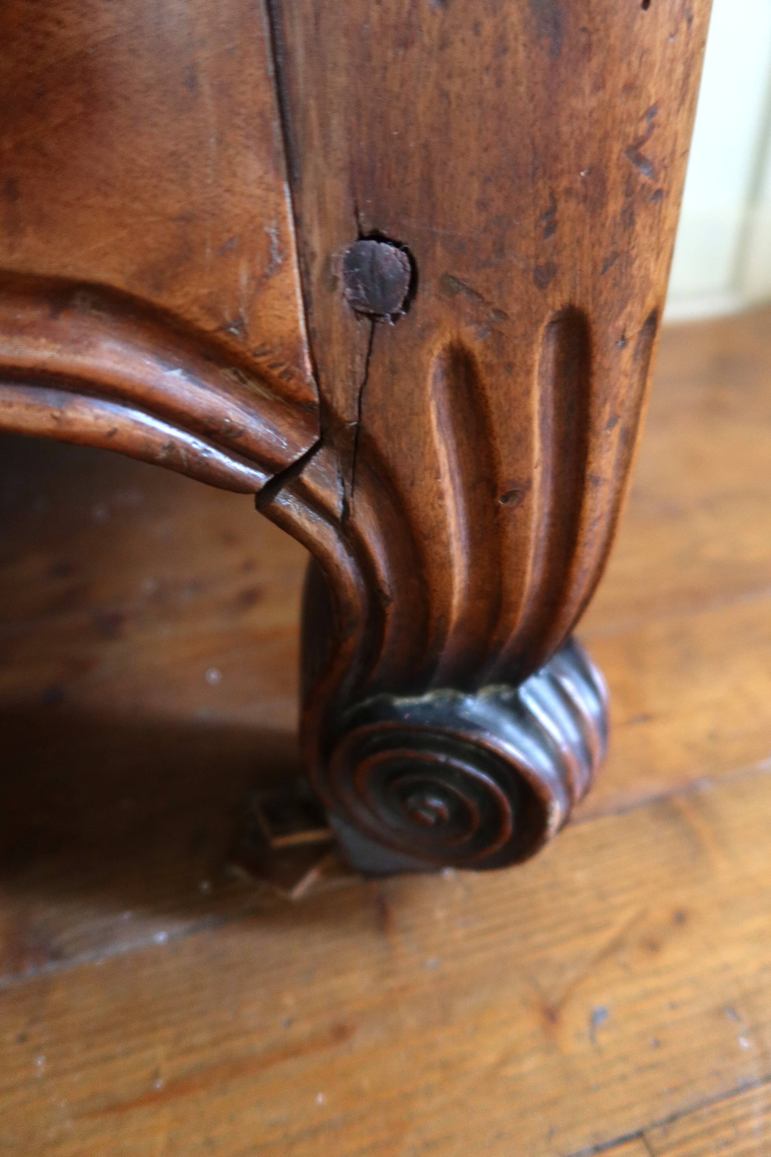 18th century curved Louis XV wardrobe