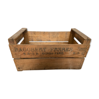 Ragobert Brothers wooden crate