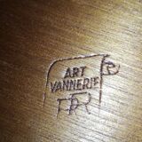 RR Art Vannerie rattan lamppost