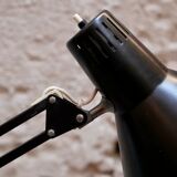 Black twist articulated lamp