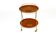 Rolling teak and metal dessert, Sweden, 1960